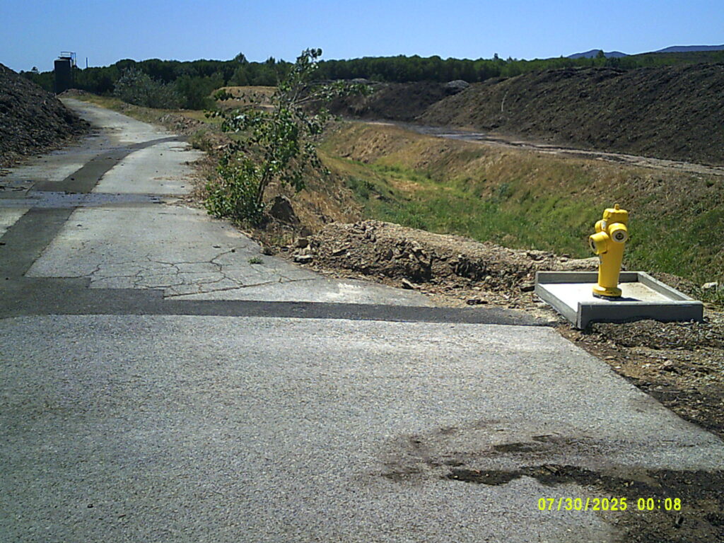 Poteau incendie installé